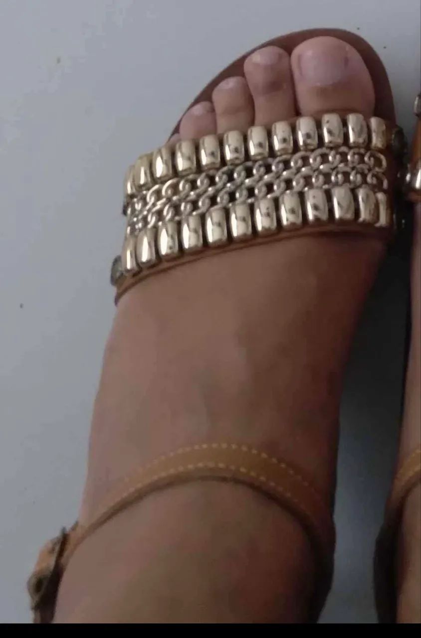 Sandália de saltinho  - Foto 3