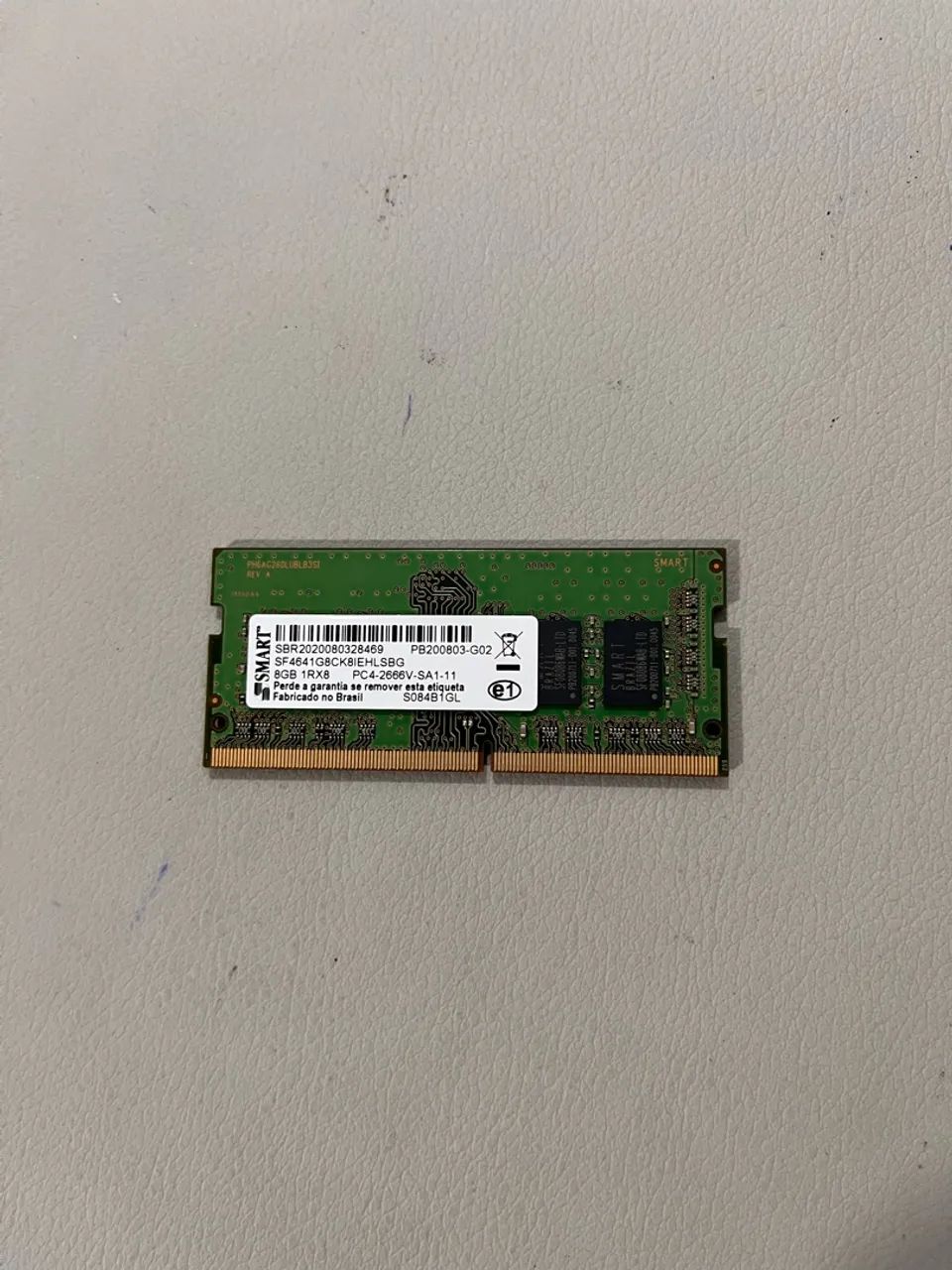 Memória RAM Notebook DDR4 8GB 2666Mhz