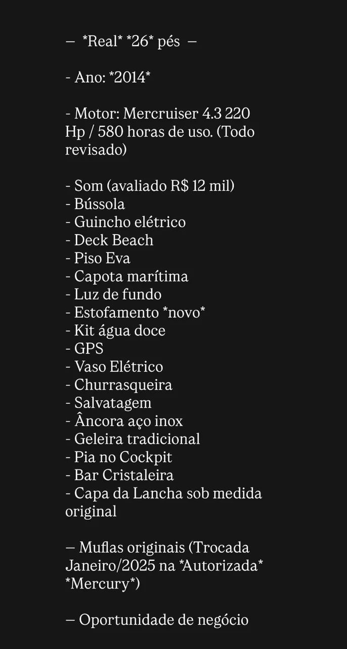 Vendo lancha impecável ? - Foto 5