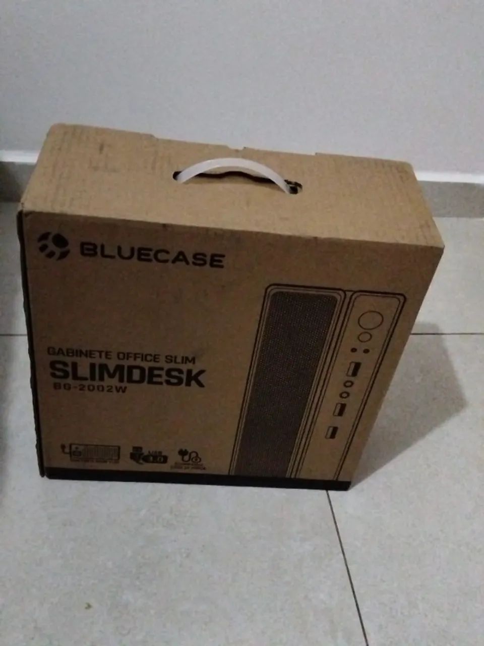 GABINETE SLIM COM FONTE 200W SLIMDESK BG-2002 - Foto 4