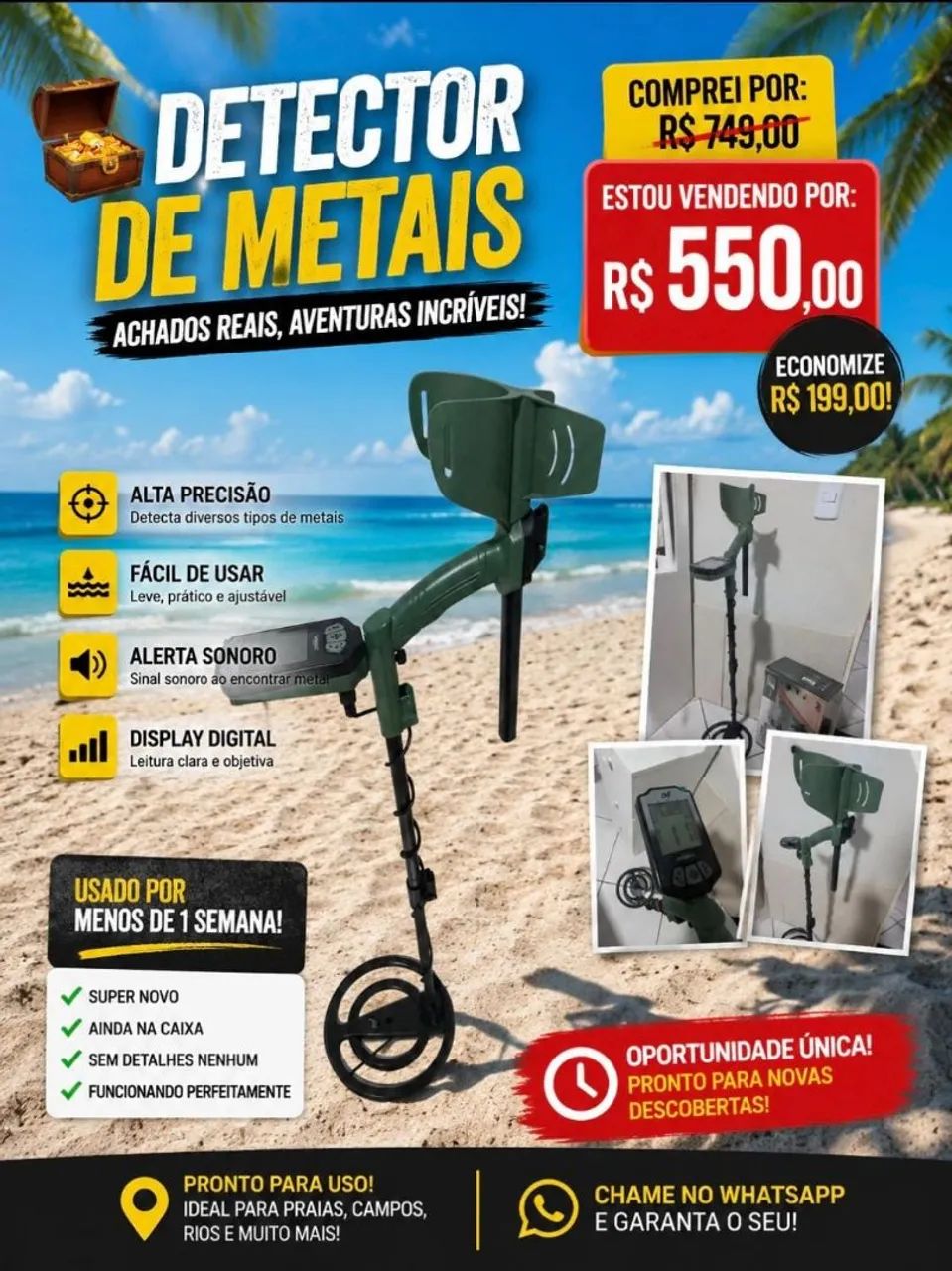 Detector de metal Minelab