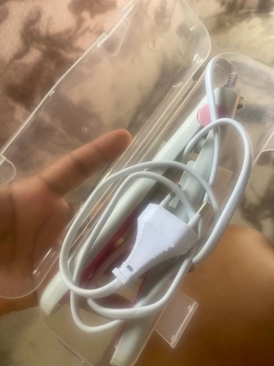 Mini prancha de cabelo 
