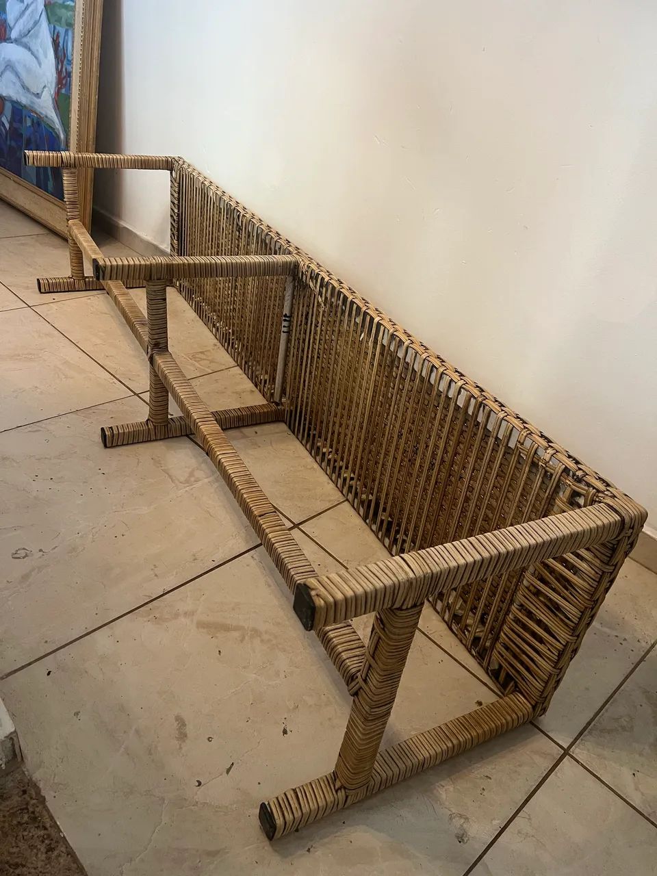 Banco grande rattan  - Foto 4