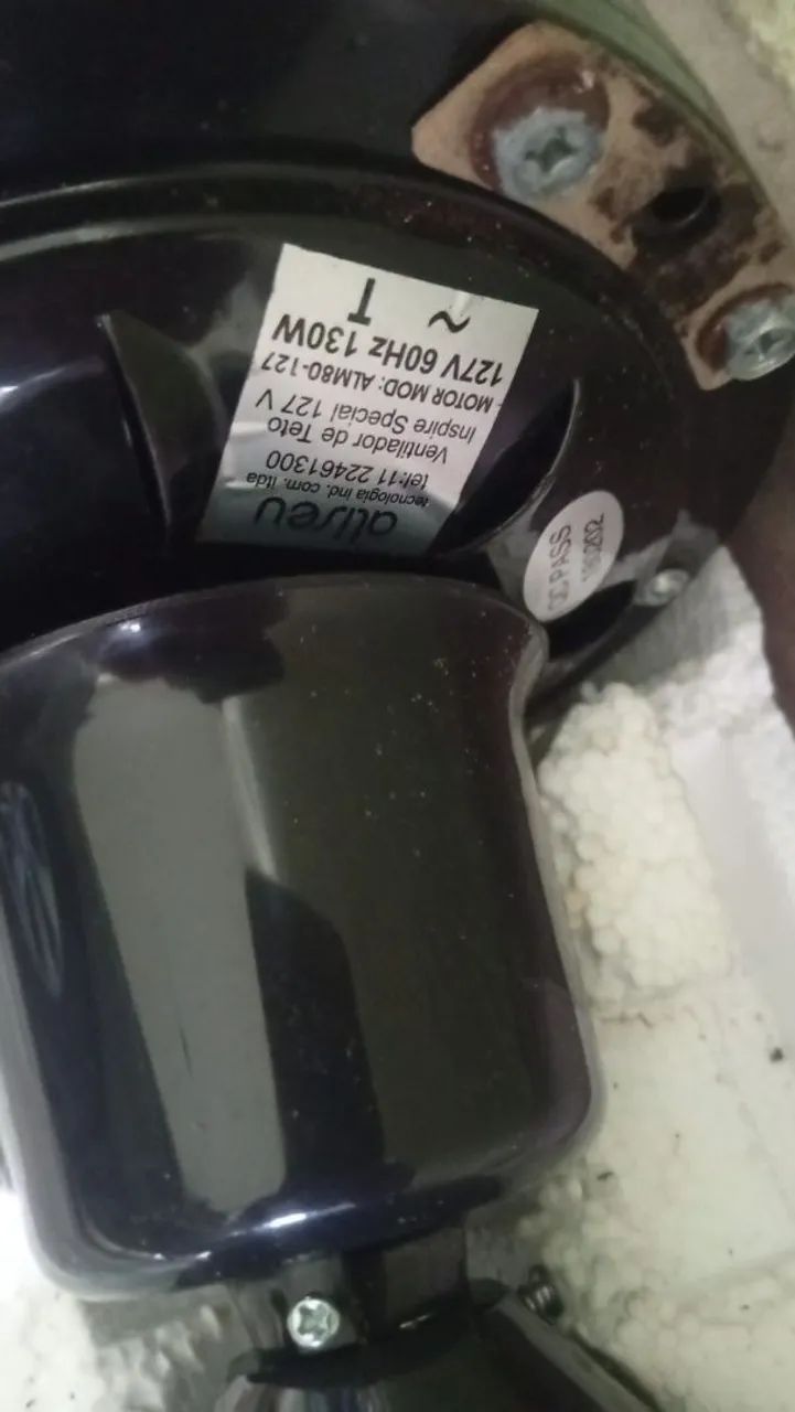 Motor com luminária Ventilador de teto  - Foto 3
