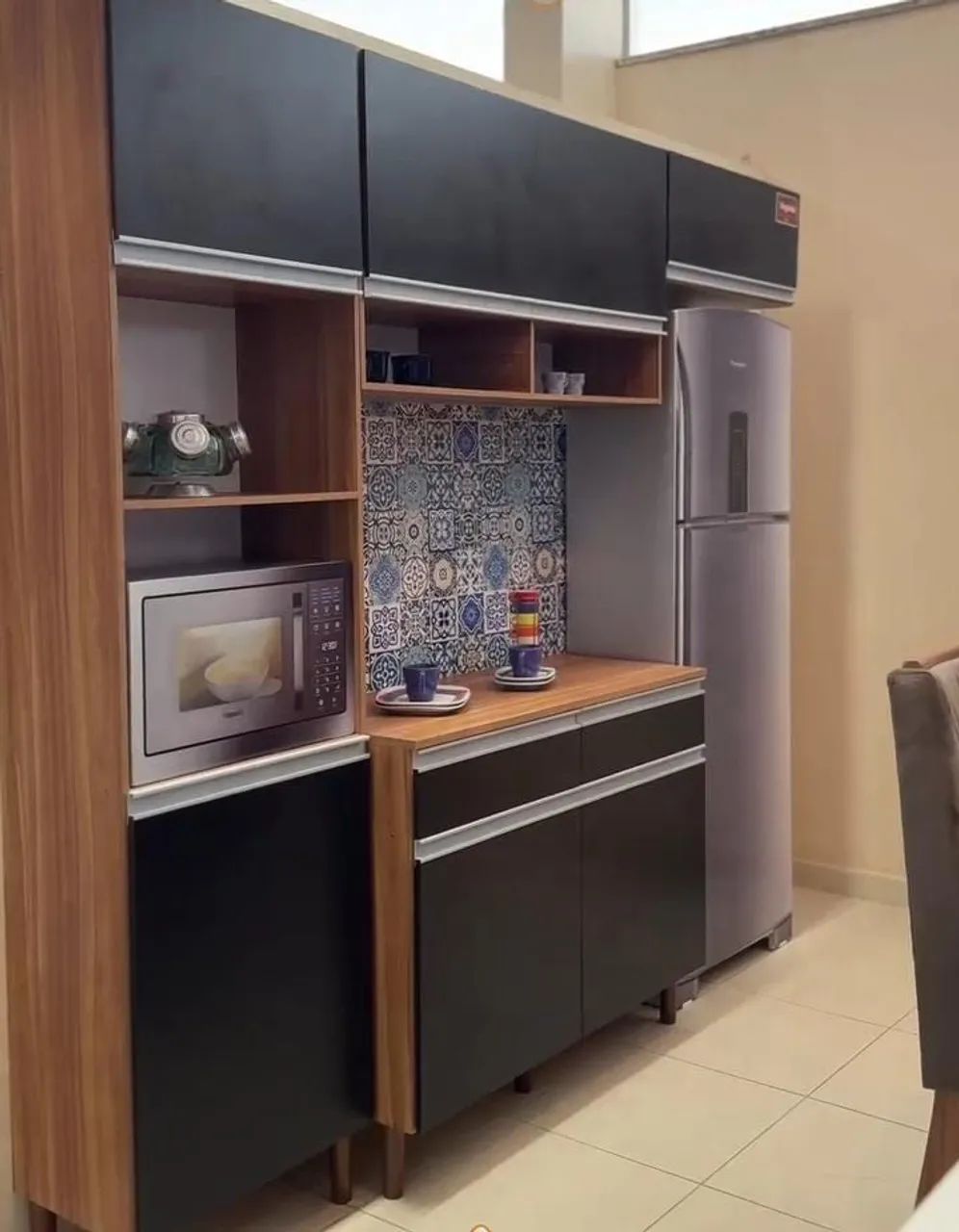 Cozinha Black Preta 100% MDF  - Foto 3