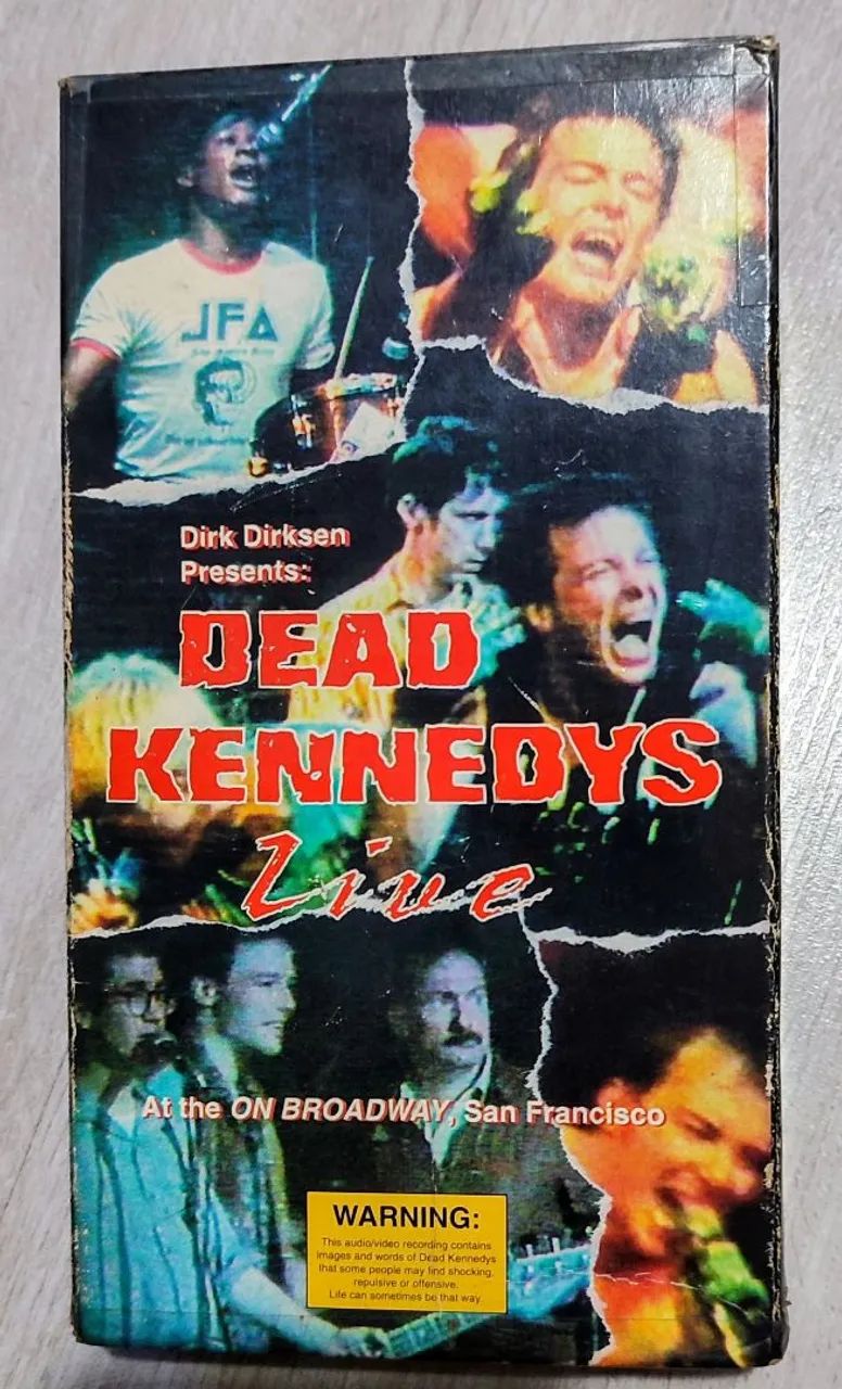 VHS Dead Kennedys Importada