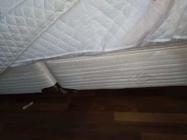 Cama King ( box + colchão ) Castor - perfeito estado  - Foto 4