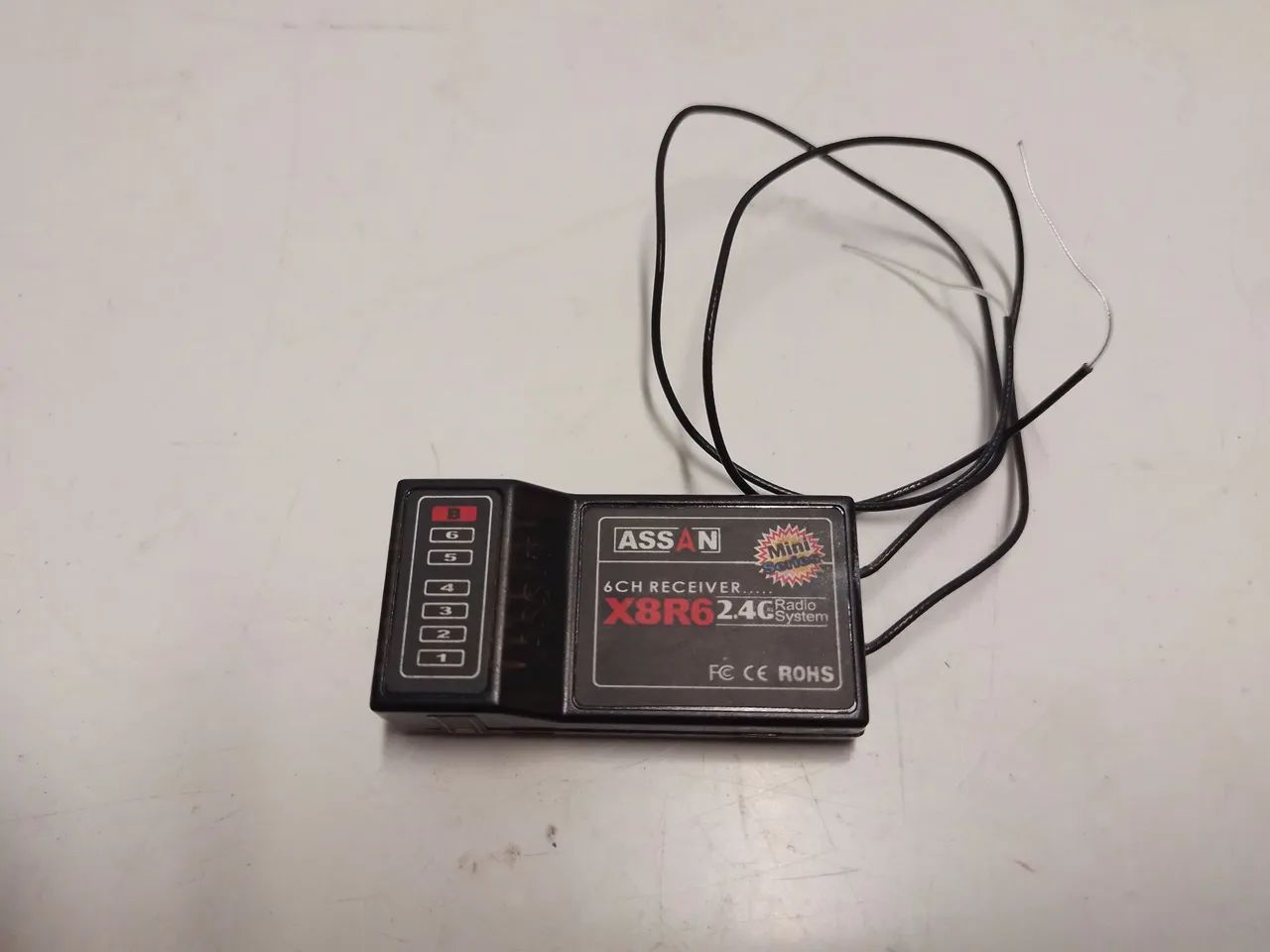 Radio controle receptor assan x8r6