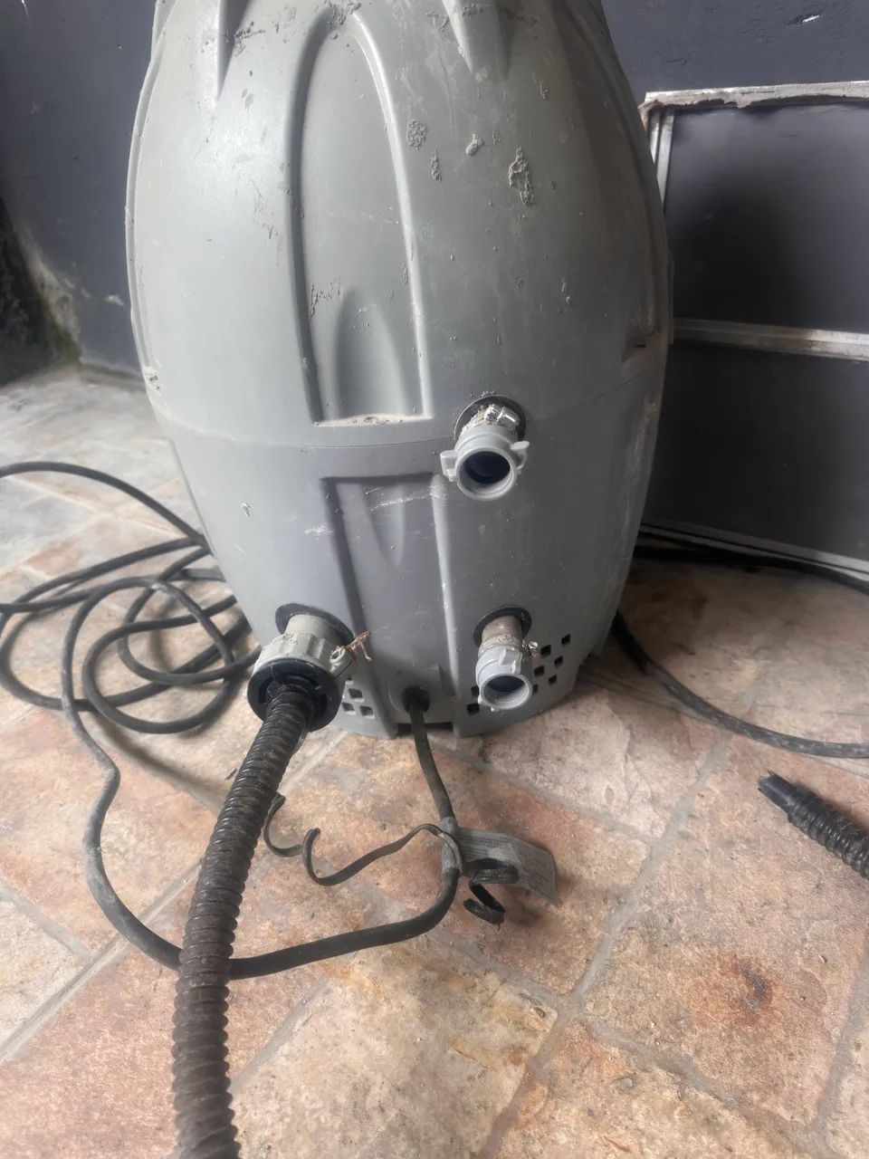 Bomba e aquecedor jacuzzi inflável 