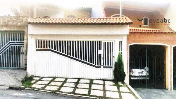 Sobrado com 3 dormitórios à venda, 220 m² por R$ 590.000 - Parque Marajoara - Santo André/