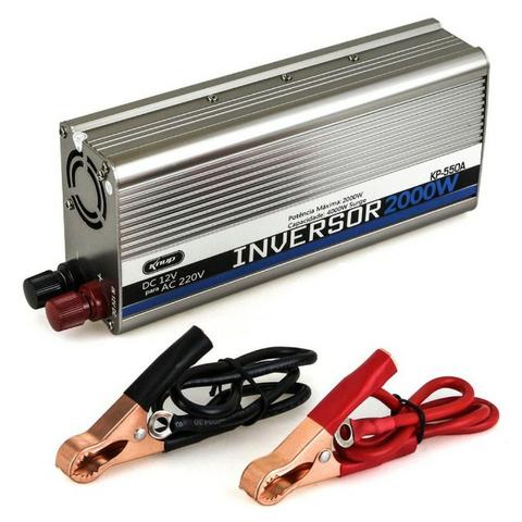 Inversor 2000w Conversor de Tensão Veicular 110v Usb 12v