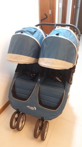 Carrinho de Bebê para Gêmeos City Mini Baby Jogger Double