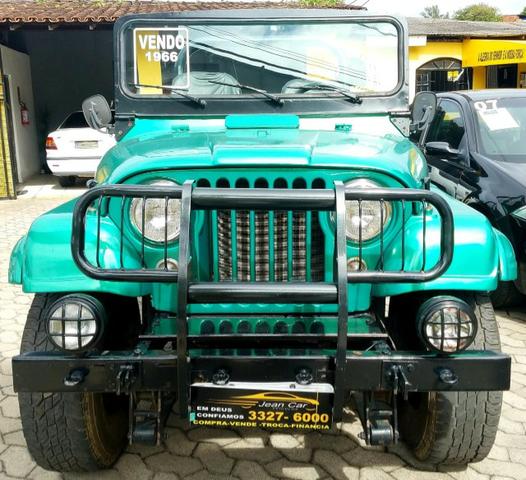 Jeep Willys 4x4 gasolina 1966/66. Muito novo. Raridade! Confira!