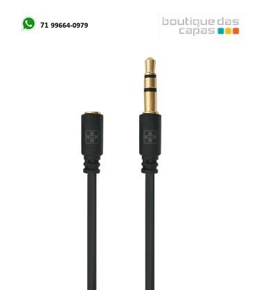 Extensor de áudio 2 metros P2 (macho) x P2 (fêmea) mais mania 871
