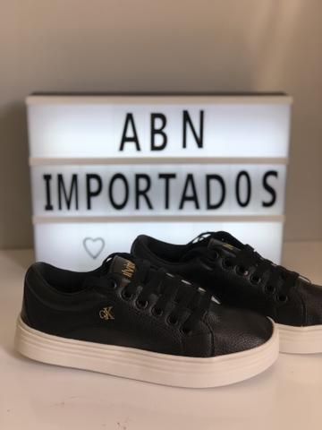 tenis couro calvin klein