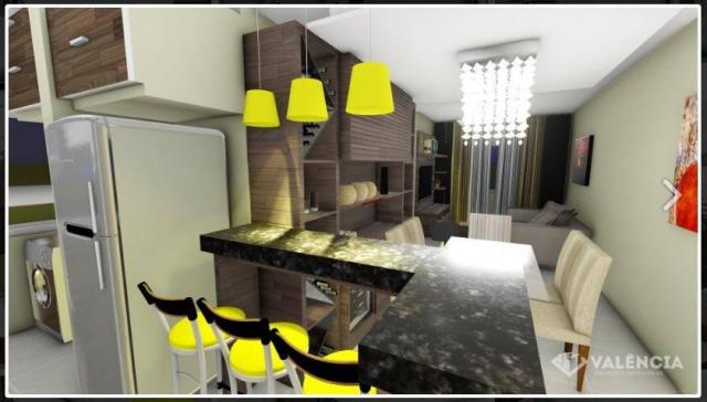 Apartamento com 1 dormitórios à venda, 39 m² por R$ 175.000,00 - São Cristóvão - Cascavel/ - Foto 4