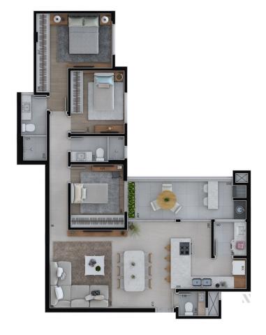 Apartamento residencial para venda, Cristo Rei, Curitiba - AP6996. - Foto 13