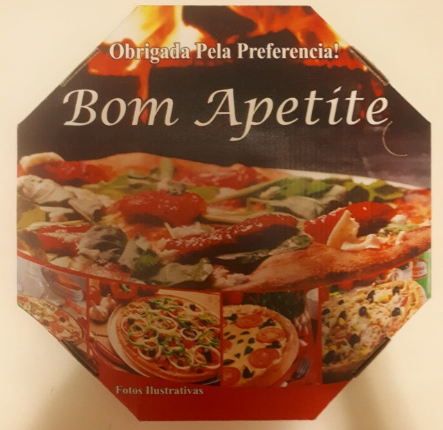 50 Caixas Embalagem Pizza Broto 25cmOitavada Fotográfica Reforçada Padrão ou Personalizada - Foto 2