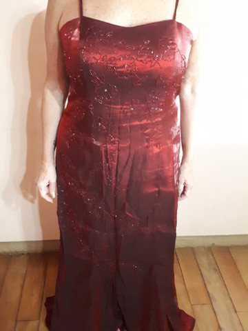 olx vestido de madrinha marsala