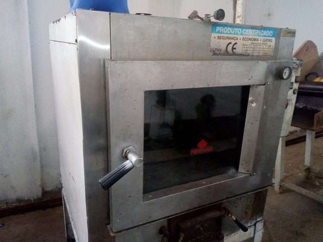 Vendo ou troco forno turbo a lenha de padaria - Foto 4