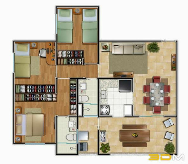Planta/Desenho de Arquitetura Casa - Foto 2
