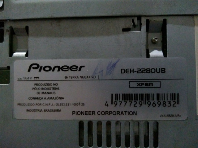 Pioneer funcionando tudo
