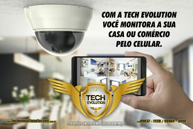 Cameras cftv ,sistemas de alarmes Tech Evolution protegendo a sua familia - Foto 4