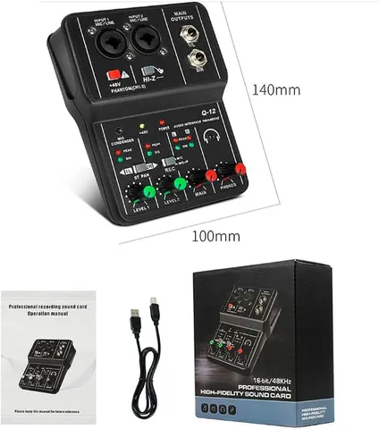 Alto-falantes monitor Samson Studio GT ativo USB AUX sistema de áudio  profissional preto testado