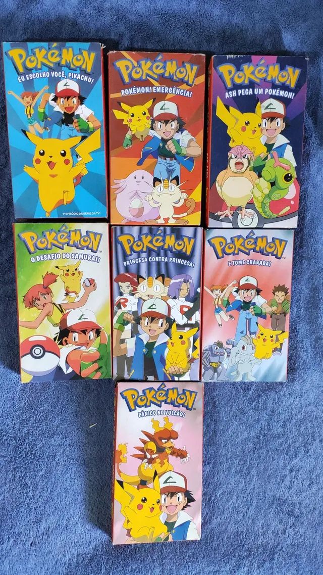 fita VHS Pokémon - Eu Escolho Você, Pikachu! (dublado)