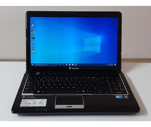 Notebook Itautec N8645  I7 4gb RaM Ssd120Gb Bateria Top Ok Teclado Numérico 