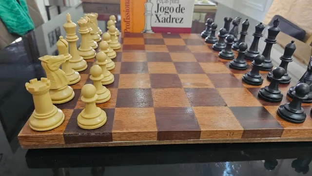 Peças de xadrez de madeira - Taj Mahal