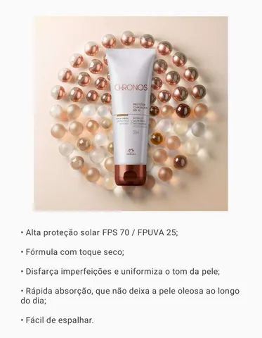 Protetor Multiclareador Natura Chronos - Beleza e saúde - Planalto, Manaus  1178932116 | OLX