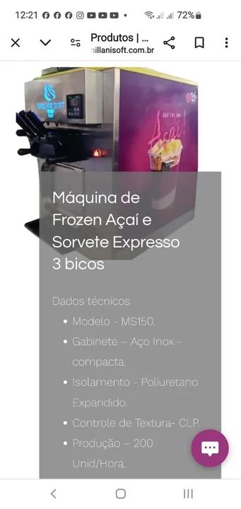 Máquina nova de Frozen e sorvete expresso 3 de bicos - Foto 2