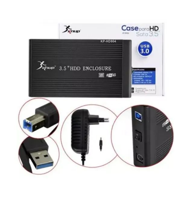 CASE HD 3,5? USB 3.0 SATA KNUP KP-HD004 - Foto 3