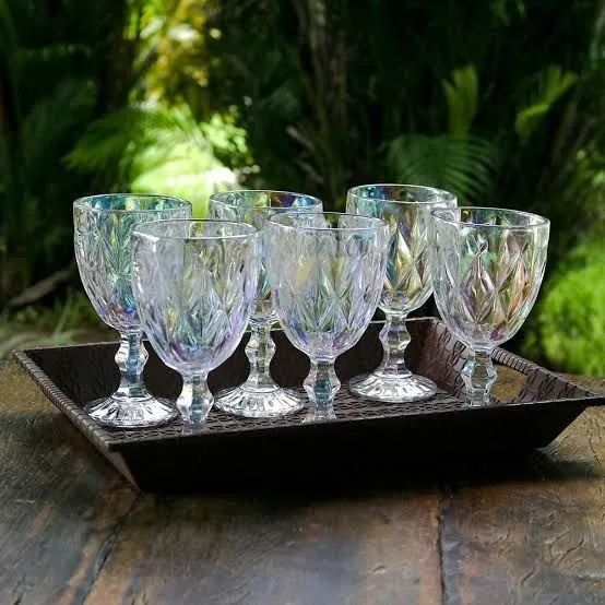 Jogo de taças de cristal - 6 peças - Foto 2
