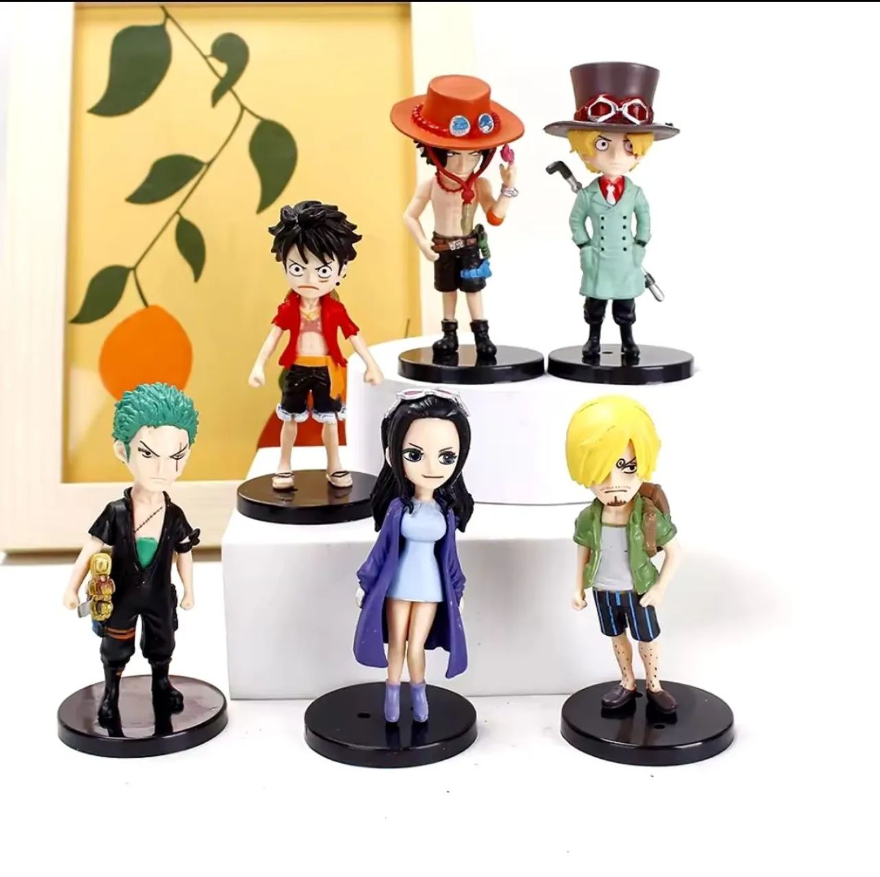 Bonecos One Piece - 6 Peças