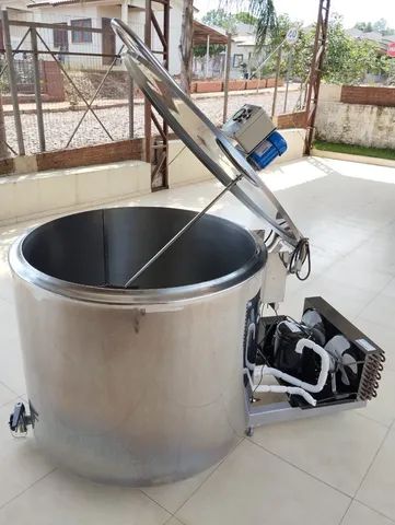 Resfriador de 510 Litros  Leite Tanque 220v Inox Caldas Água