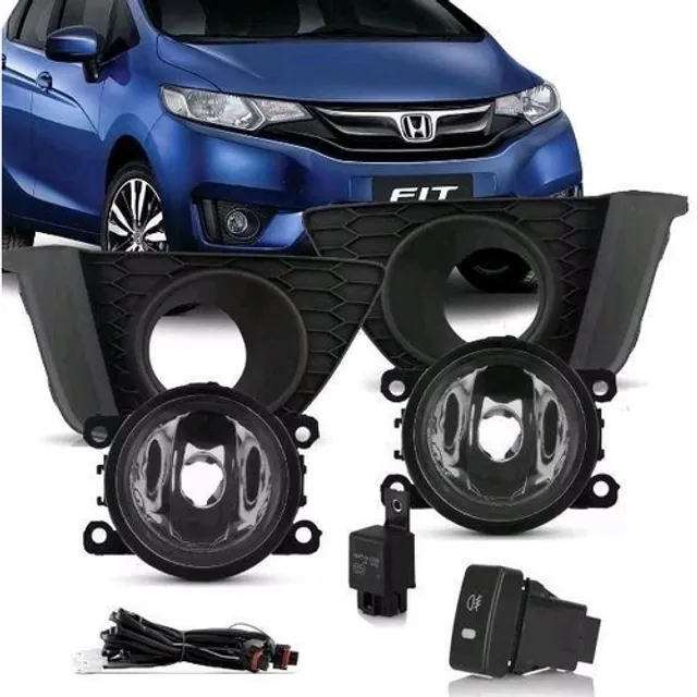 Kit Farol de Milha Honda Fit 15 - 17
