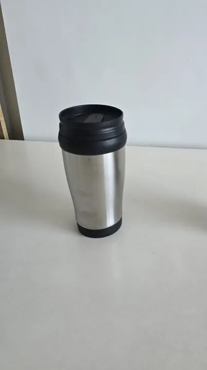 Copo Térmico 473ml Inox com Tampa Para Quente e Gelado - Foto 6