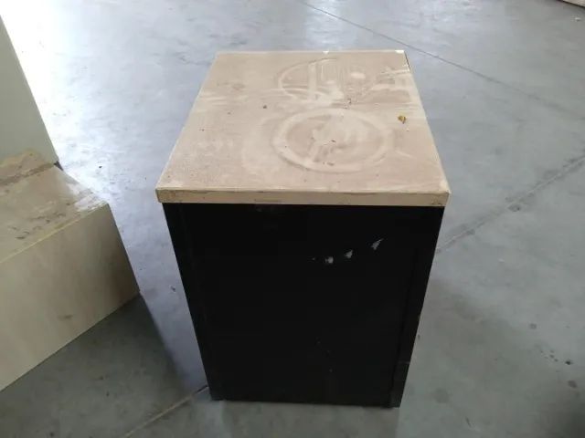 Gaveteiro c/ 3 gavetas e rodas em MDF Bege 66 cm x 45 cm x 61 cm - Foto 5