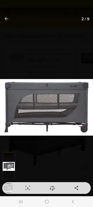 Berço ABC design  + colchão + lençol 