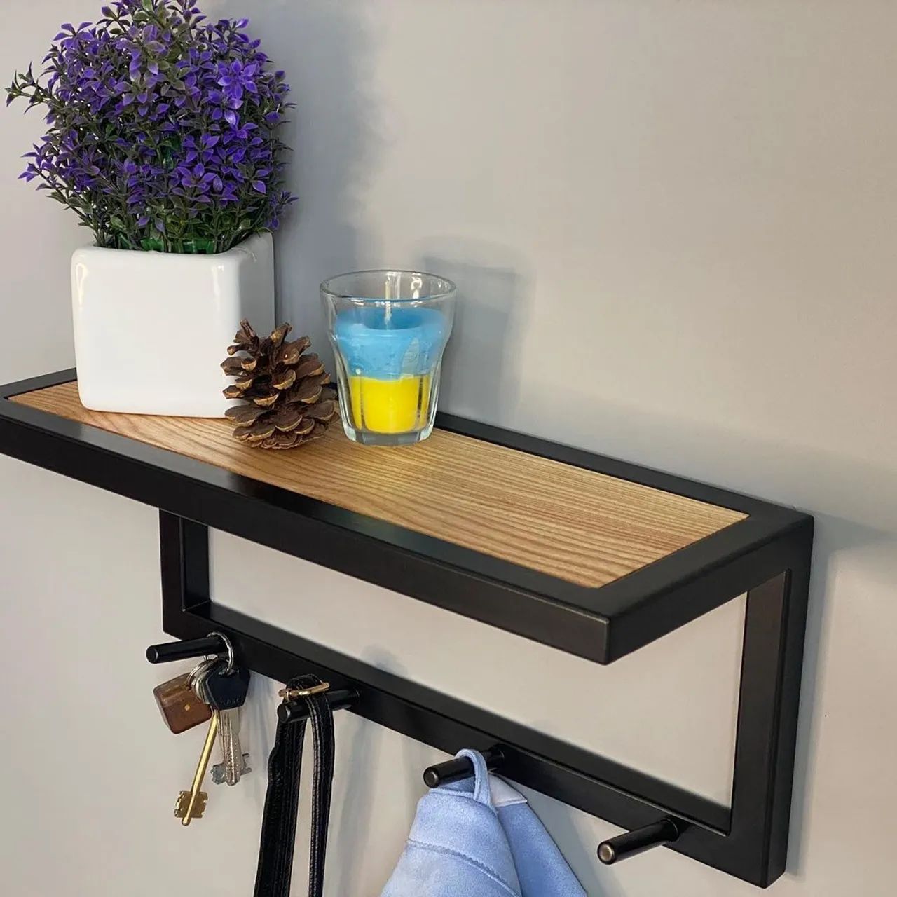 ?Chaveiro/Prateleira 45x12x15 | Faça seu orçamento decoração de casa ? - Foto 3