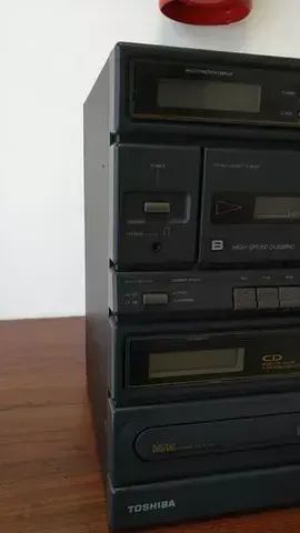 Som Toshiba Cm-3239cd - System 3* Em 1 - Auxiliar Adaptado - Leia atentamente a descrição - Foto 3