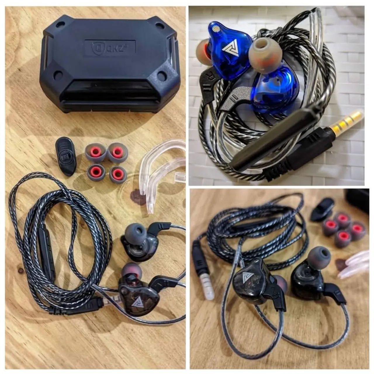 Fone Profissional Qkz AK6 /Os Melhores Graves/Microfone/retorno de PALCO E games