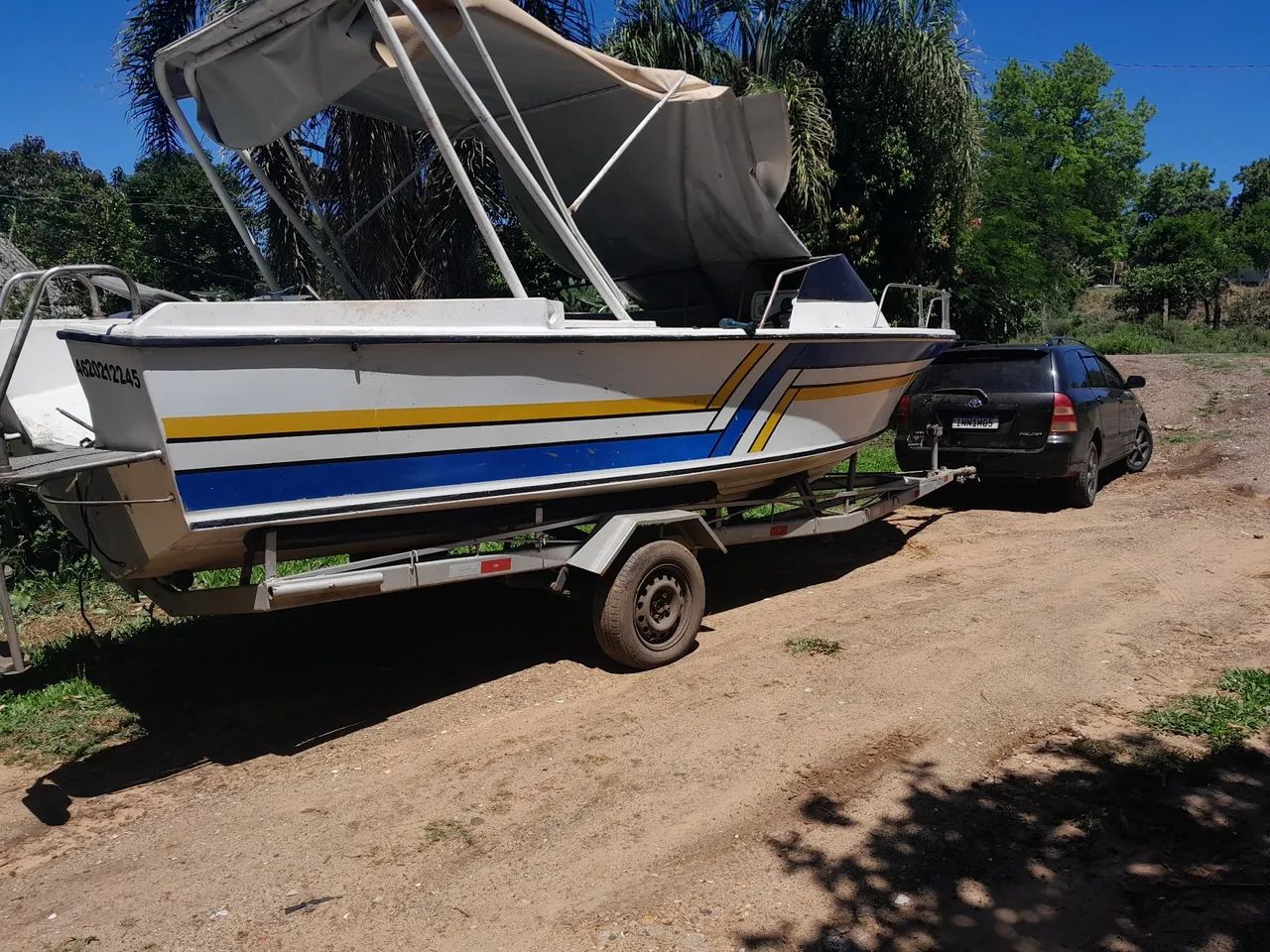 Lancha de fibra de vidro - Foto 6