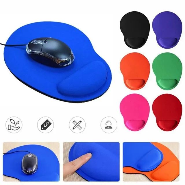 MousePad Com Descanso De Pulso Antiderrapante várias cores - Foto 5