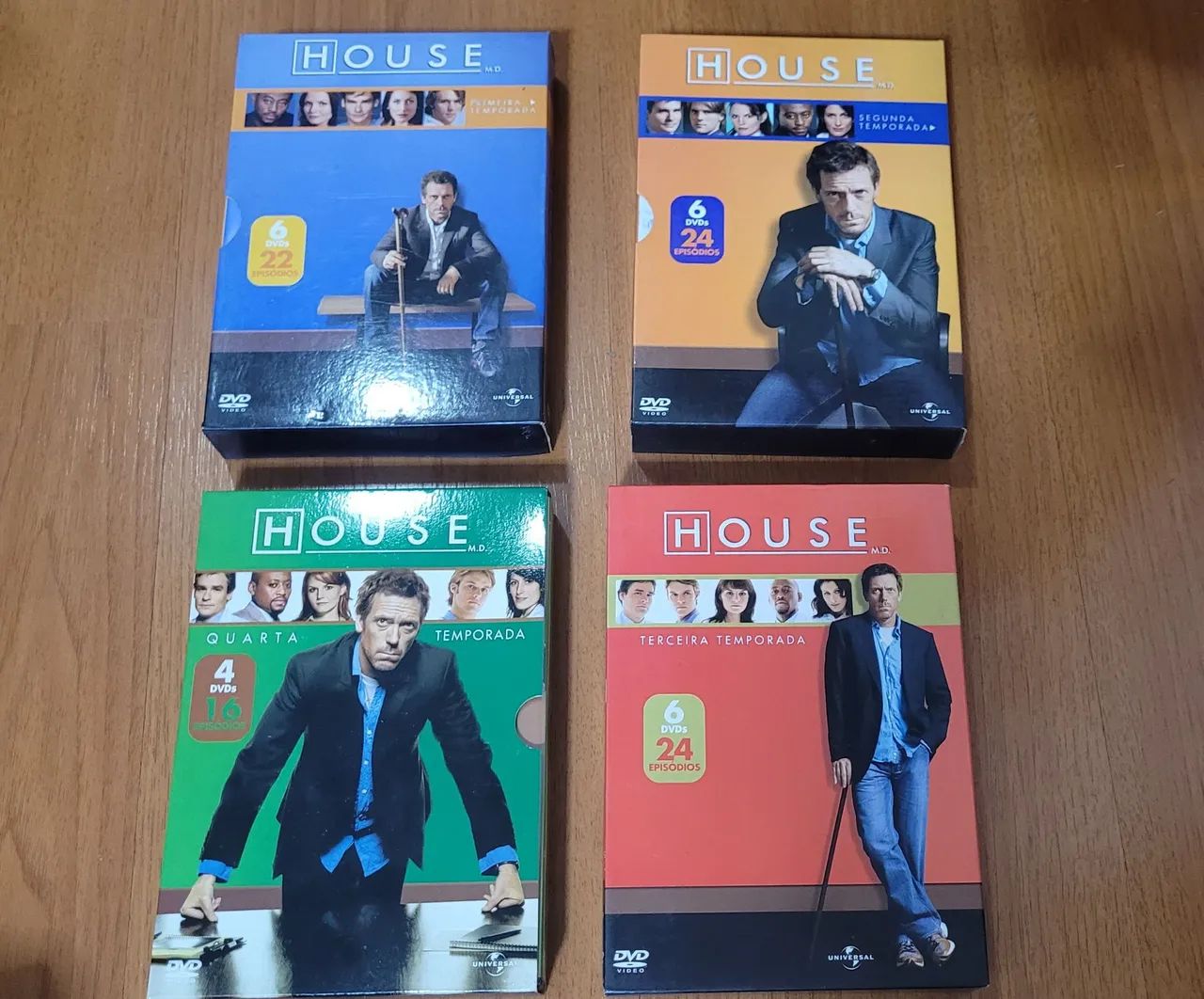 Box Completo House M.D. - 1ª a 4ª Temporada - DVD