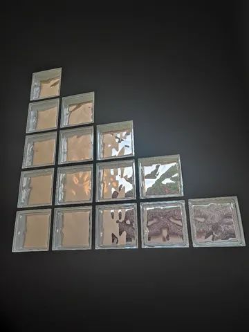 15 Blocos de Vidro NOVOS -<br>R$22,90 cada. - Foto 3