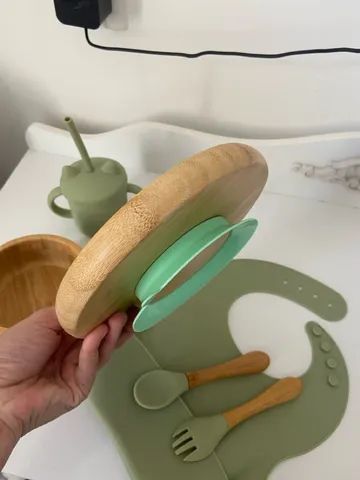 Kit de Introdução Alimentar de Bambu - Foto 5