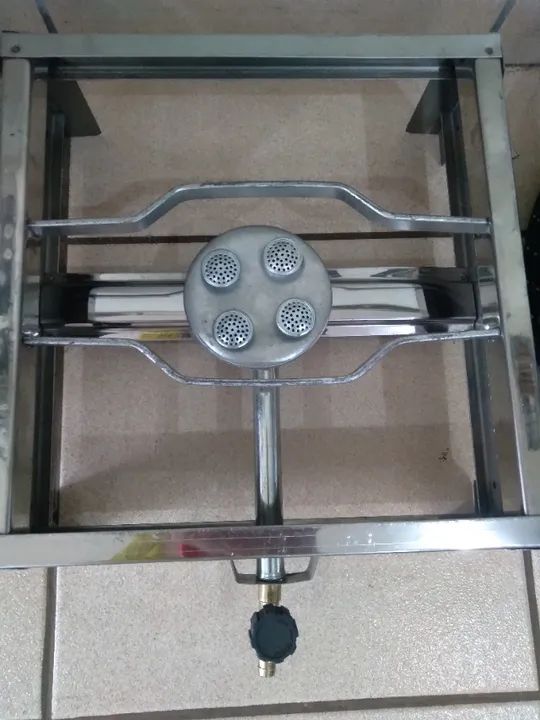 Fogareiro inox.